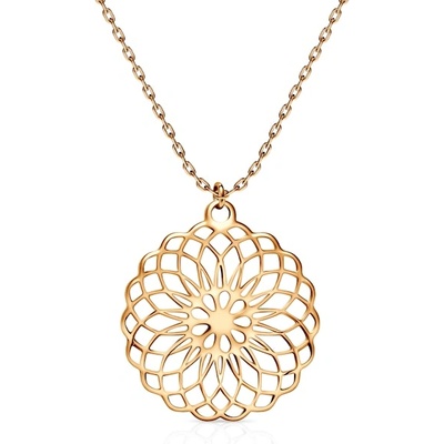 SAVICKI Колие с мандала Savicki: 585 злато