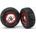Traxxas колело 2.2/3.0", джанта SCT Split-Spoke сребърно-червена, гуми KM2 (2) (2WD предни)