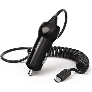 Hama Зарядно за кола HAMA, 10-24V, Micro USB, 1.2 A, Черно (00183253)