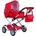 New Baby Детска количка за кукли 2в1 New Baby Monika червен (29159)