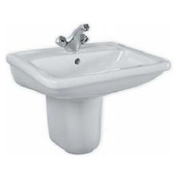 Roca Умивалник TERMA NOVA с отвор за смесител 55cm правоъгълна - егейс (25657)