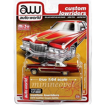 Auto World Cadillac Coupe DeVille 1976 lowrider 1:64