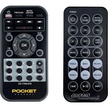 GENERAL AUVISIO ZX-1765-675, MSX-700 dig 2.1 - дистанционно управление дубликат (ZX-1765-675, MSX-700 dig 2.1)