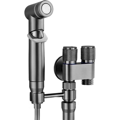 UNI STR Душ хигиенен, 100 см маркуч, сив мат (uni-011041)