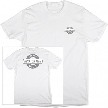 Brixton Newell Tee White