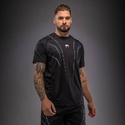 Venum | Официален Вносител за България Тениска Venum Streamline Dry-Tech Black/White - L
