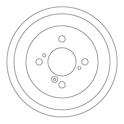 Brzdový bubon TRW DB4476