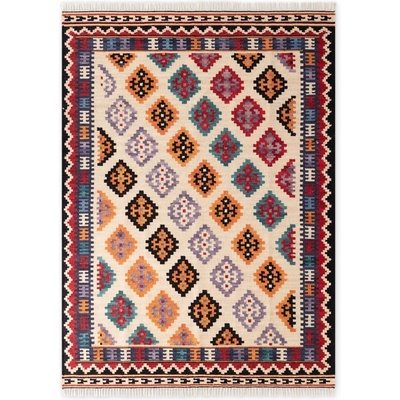 Hanse Home Червен двустранен ръчно изработен вълнен килим 120x170 cm Kamal Kian - Nouristan (106240-120x170)