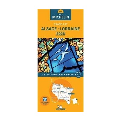 Michelin mapa Alsace, Lorraine 1:200 t.