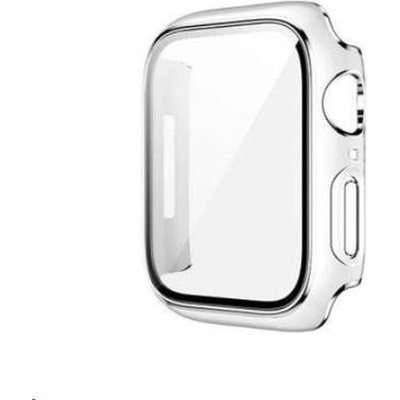 COTEetCI polykarbonátové pouzdro s ochranou displeje pro Apple Watch 7 45mm, čirá 25003-TT