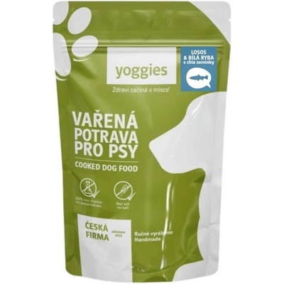 Yoggies losos a bílá ryba s chia semínky a kloubní výživou 650 g