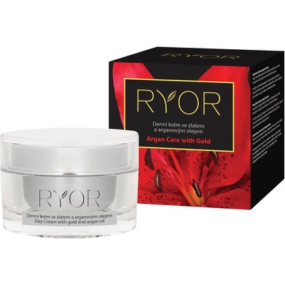Ryor Argan Care with Gold denný krém se zlatem a arganovým olejem 50 ml