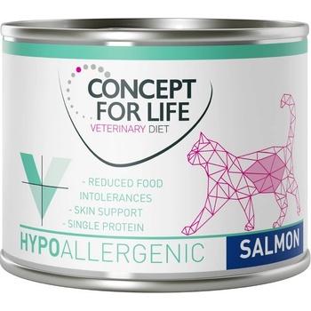Concept for Life Veterinary Diet Hypoallergenic losos 6 x 185 g