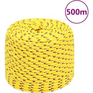  Въже за лодка жълто 6 мм 500 м полипропилен (b.v.)