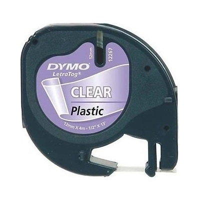 páska DYMO 16951 (12268) LetraTag Transparent Plastic Tape (12mm) (S0721550/540/530)