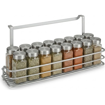METALTEX Závěsný košík polička na dvířka OASIS stříbrný 34 x 12 x 17 cm