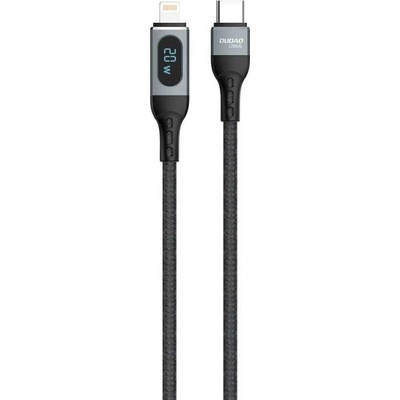 Dudao L7MaxL USB Type C - Lightning rychlonabíjecí PD 20W, 1m, černý