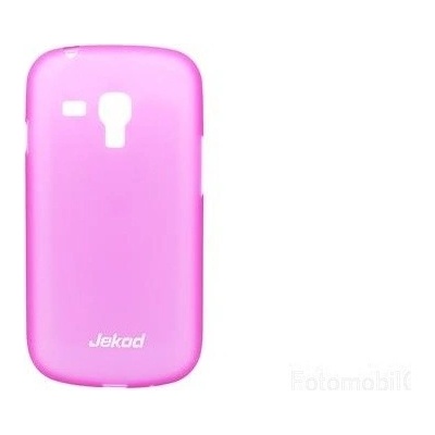 Pouzdro JEKOD PP ultratenké 0,3 mm růžové růžové barva + fóli Samsung i8190 Galaxy S3 mini
