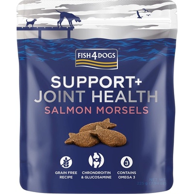 Fish4Dogs Support+ Joint Health Salmon Morsels 225г