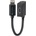 4smarts Lightning to Lightning & 3.5mm Audio Splitter SoundSplit - Lightning адаптер към 3.5 аудио изход и Lightning изход (6см) (черен)