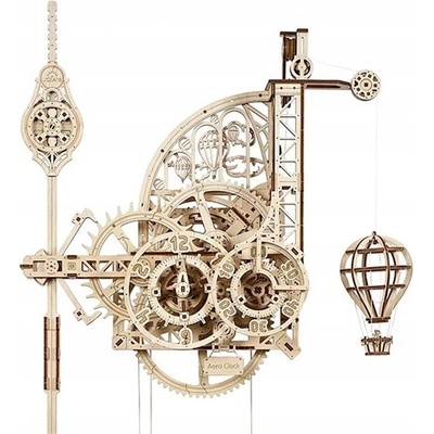 Ugears 3D puzzle Aero Clock s kyvadlem 320 ks