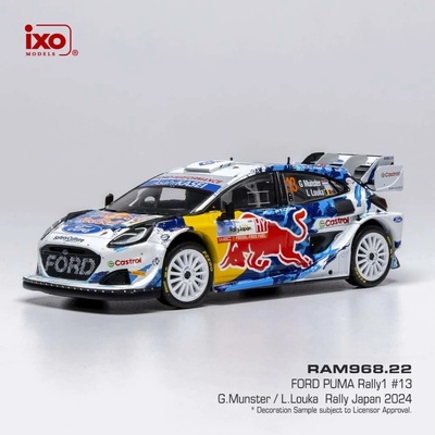 Ford Puma Rally1 Rally Japan 2024 13 Munster Louka IXO 1:43