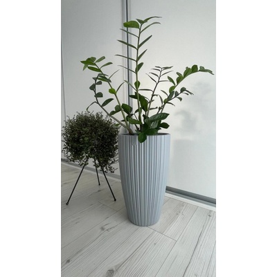 FORMplastic Kvetináč MIKA SLIM 30 platina 29cm