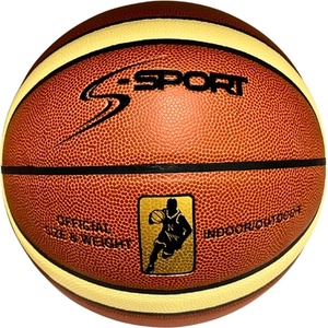 S-Sport Баскетболна топка размер 5, за открито/закрито s-sport academy grip