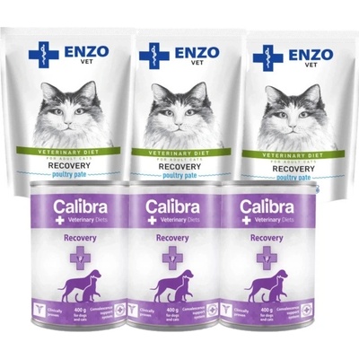 Calibra VD Dog cat Recovery 3 x 0,4 kg