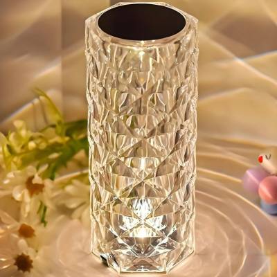 Kryštálová lampa s dotykovým ovládaním LA-39959- Transparentná KP39959