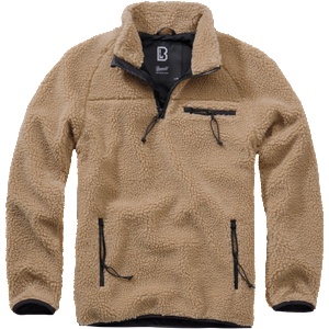 Brandit Брандирано яке от полар Teddyfleece Troyer, цвят камел (5022.70)