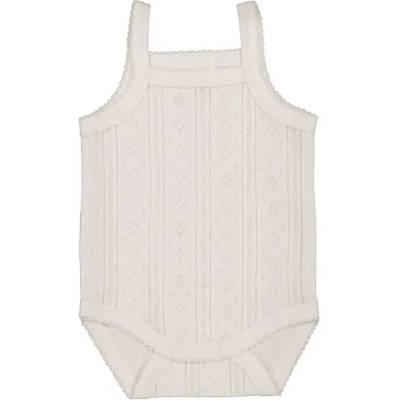 Mayoral Боди без ръкав Мръсно бял цвят за новородено момиче Mayoral