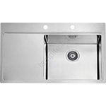 Alveus 1149518 - Кухненска мивка PURE 86x52, 5 см от неръждаема стомана (AV0149) Мивка за вграждане