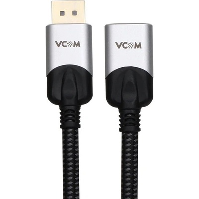 VCOM Кабел VCom CG635F-1.0m, от DisplayPort(м) към DisplayPort(ж), 1.0m, черен (CG635F-1.0m)