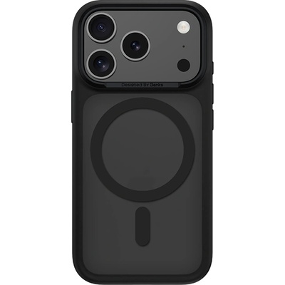 Benks Хибриден удароустойчив кейс с MagSafe за iPhone 17 Pro Max - Benks Magnetic Mist Metal Frame Case (черен) (0070)