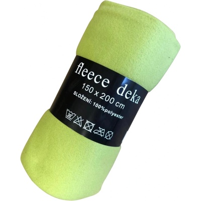 Bavlissimo fleece deka zelená 150x200