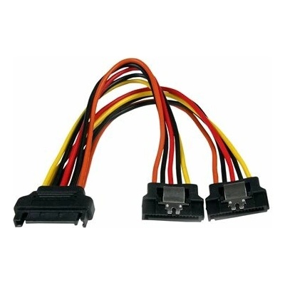 StarTech SATA 15-pin - SATA 15-pin x2, 0,15 m, vícebarevný PYO2LSATA