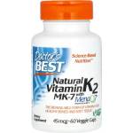 Doctor's Best BEST Natural Vitamin K2 MK-7 45 mcg [60 капсули]