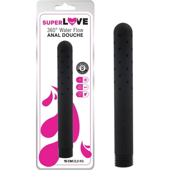 SuperLove 360° Water Flow Anal Douche Black