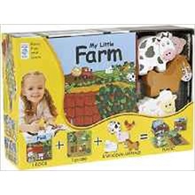 My Little Book about The Farm (Book, Wooden Toy & 16-piece Puzzle)