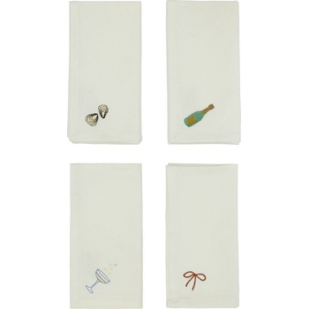 OYOY New Year текстилни салфетки, 45 x 45 см, 4 бр (L301397)