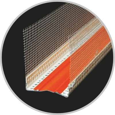 TopKraft Profil dilatačný PVC E 10x10; 2,5m priebežný 25 ks