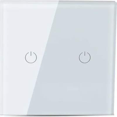 V-TAC WiFi SMART Touch ключ сериен черен съвместим с Amazon Alexa и Google Home (8424)