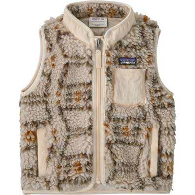 Patagonia Детски поларен елек Patagonia Kid's Baby Retro-X Vest Fleece vest - Snowshoe Hare: Natural - размер 12-18 Months (703-6203-0713)