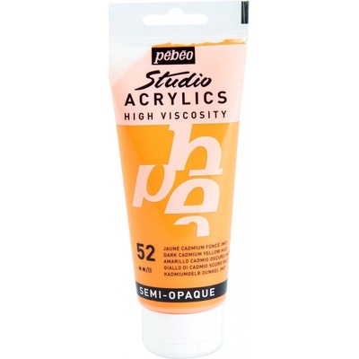 Pébéo 69.2040 АКРИЛНА боя 52 Dark Cadmium Yellow Hue 100 ml 1 бр (69.2040)