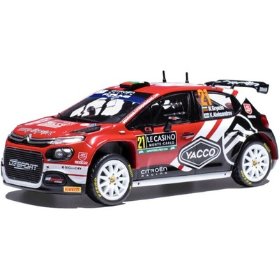 Ixo Citroën C3 Rally2 21 Gryazin/Aleksandrov Rally Monte Carlo 2024 Models 1:43