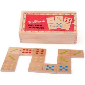 Bigjigs Toys Класическо дървено домино (BJ784)