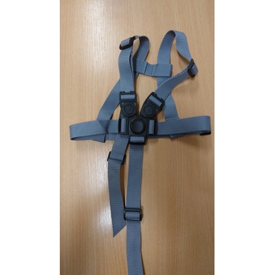 Hajdalánek Bezpečnostní popruhy k rostoucí židli ELA světle šedá