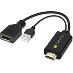 TECHLY ICOC HDMI-DP12A Адаптер HDMI към DisplayPort с USB захранване 4K*30Hz M/F (ICOC HDMI-DP12A)