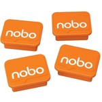 Nobo Магнити за бяла дъска, 4 бр. , nobo, оранжеви, 1905327 (1905327)
